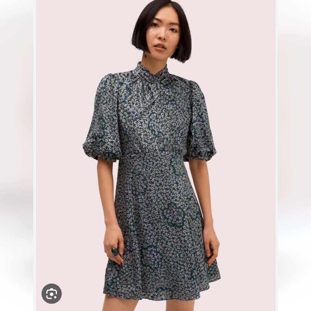 Kate Spade Flair flora devore mini dress nwt size 0